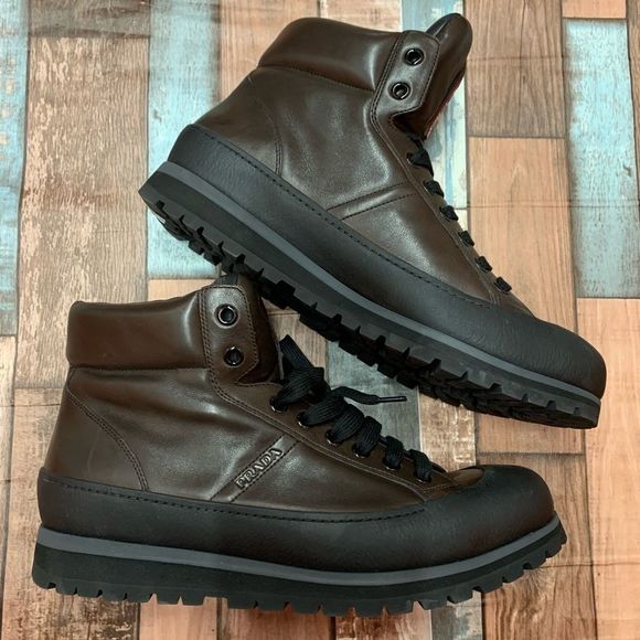 PRADA 4T 2610 CALF PLUME MORO
Size 10 (US 11) - Picture 3 of 9